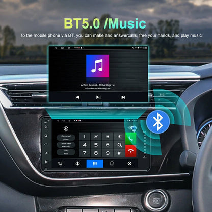 7" 4-64GB For Toyota Kluger 2007-2013 Car Stereo Radio Wireless Apple Carplay Android Auto Head Unit FM GPS BT