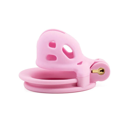 18+ Body-Safe Small Short Plastic Chastity Cage - Discreet Lower Body Wear, Anti-Masturbation Lock for Men Adult Sex Toy