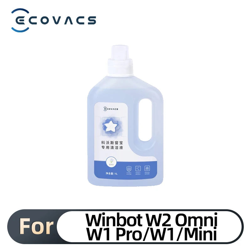 For Ecovas Winbot W2 Omni, W1 Pro, W1, Mini Detergent Sweeper-Antibacterial Cleaner High-Efficiency Cleaning Solution