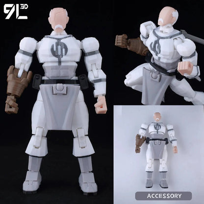 9L3D Invincible Slayer Daryl Dixon Lucky13 Action Figure Dummy13 Multi-Jointed Collectible Model Toys Titan13 Birthday Gifts T13