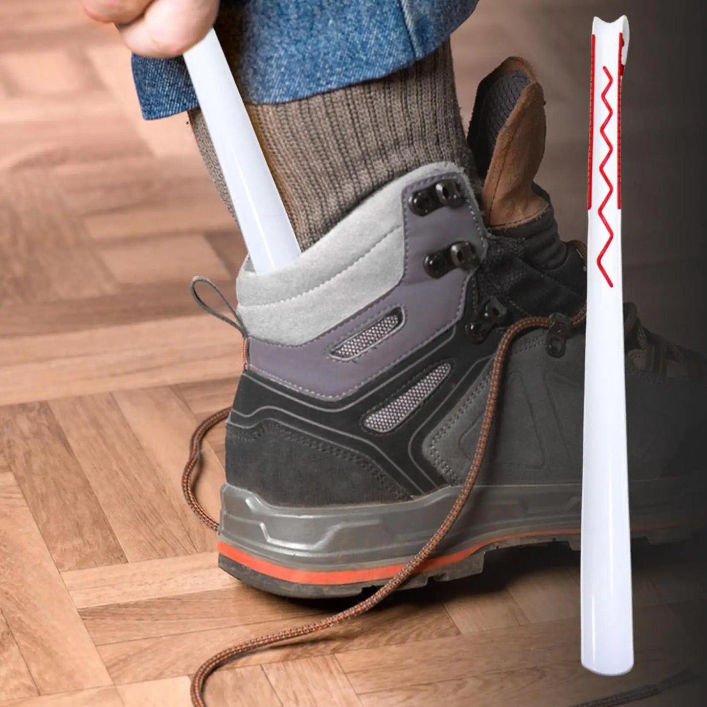 Shoehorn Long Handle Shoes Horn Shoe Lifter Durable Hook Up Shoe Spoon Ergonomic Shoe Helper For Seniors Men Women