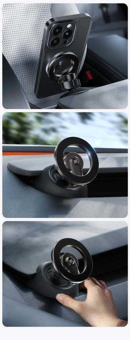 YZ For Tesla Model 3 Y/YL Highland Juniper Magnetic Car Phone Holder 360 Degree Rotation Metal Car Mount for All  Phones