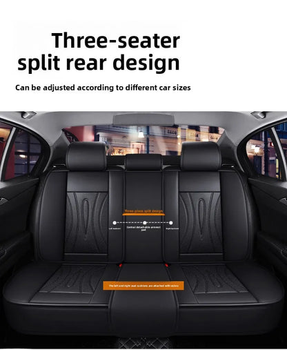 Universal One-piece Seat and Split Seat Car Seat Full Cover Breathable Leather SUV Car Seats Cushion Full Cover Protection