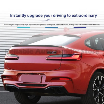 For BMW X4 G02 X4 M 2018+ Rear Spoiler Wing Trim Upgrade Stylish Durable High Quality Automotive Modification Accessories