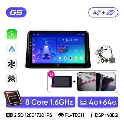 Ainavi Car Multimedia For Toyota Corolla 2019-2026 E210 Wireless Carplay Android Auto 4G Car Radio DSP Stereo IPS Screen 2 Din