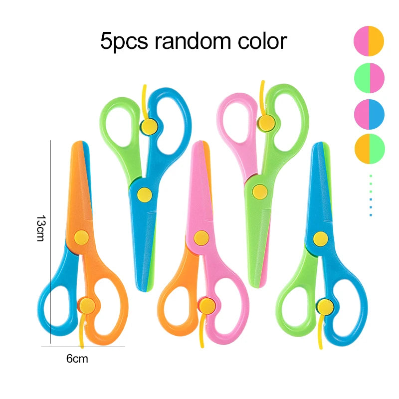Colorful Craft Kit for Kids DIY Toys Puzzle Handicraft Toys Variety Craft Supplies Set Twisting Rod Plush Ball Button TMZ