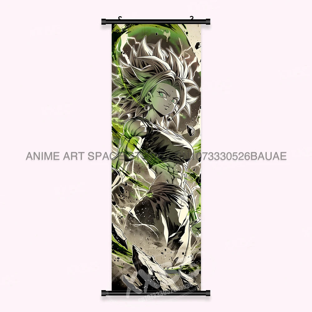 Dragon Ball Anime Wall Artwork Canvas Mural Scrolls Pictures Anime Character Son Goku Hanging Painting Poster Home Decoration