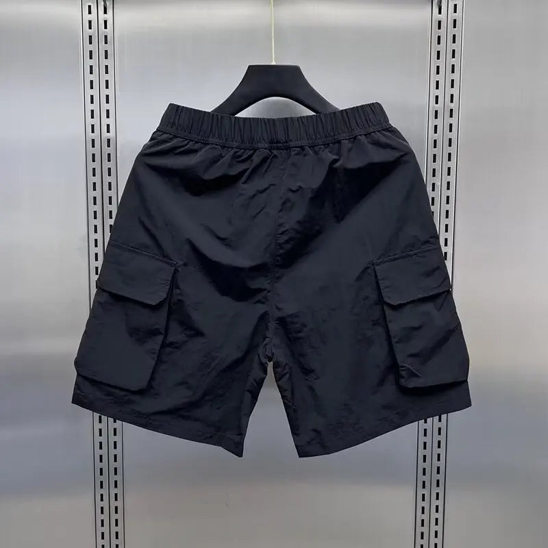 Summer Casual Shorts Men's Quick Drying Pocket Beach Pants Wear Resistant and Breathable Fashionable and Sporty Men's Clothing