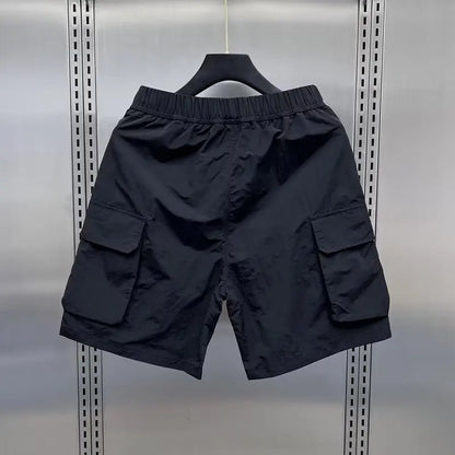 Summer Casual Shorts Men's Quick Drying Pocket Beach Pants Wear Resistant and Breathable Fashionable and Sporty Men's Clothing