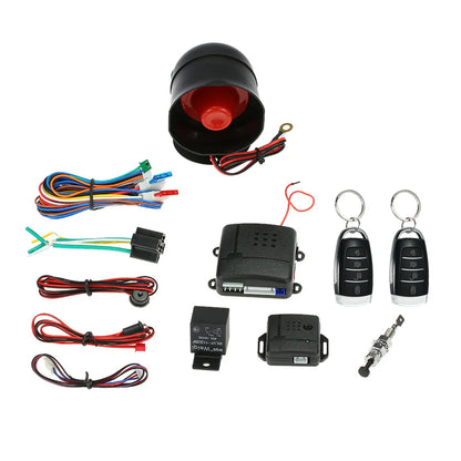 Car Vehicle Security System Burglar Alarm  Anti-theft System 2 Remote Anti-theft System 2 Remote Controller