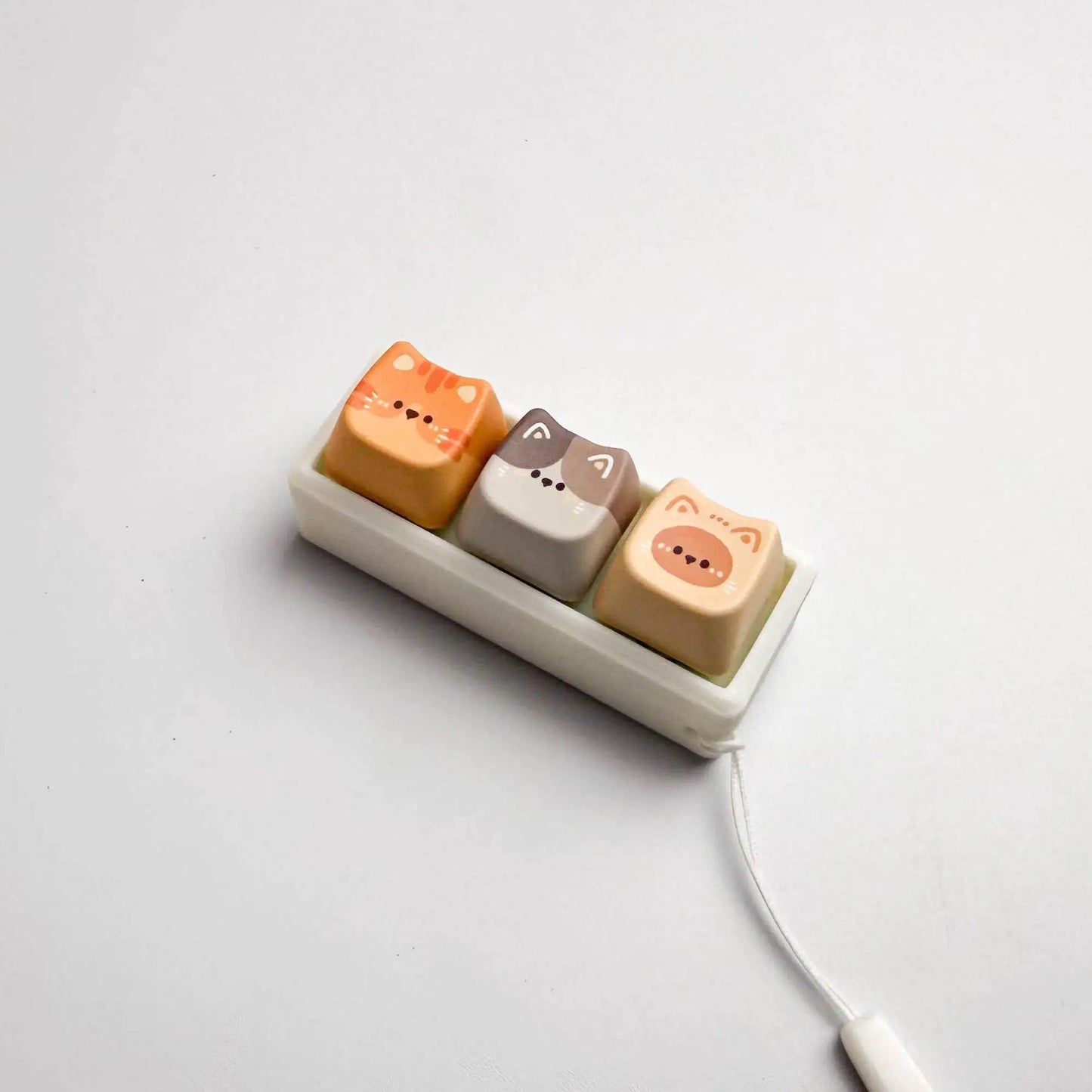 Tn Keyboard Peripheral House Cat Keycap Switch Tester Blue Mechanical Switch Stress Relief Toy Anxiety Relief For Office Adult