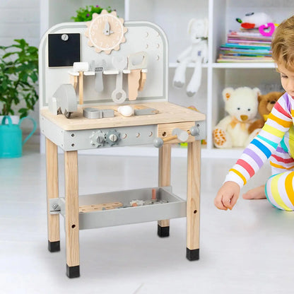 Tool Bench Toys DIY Large Play Tool Workbench Set for Ages 3+ Child Toddlers