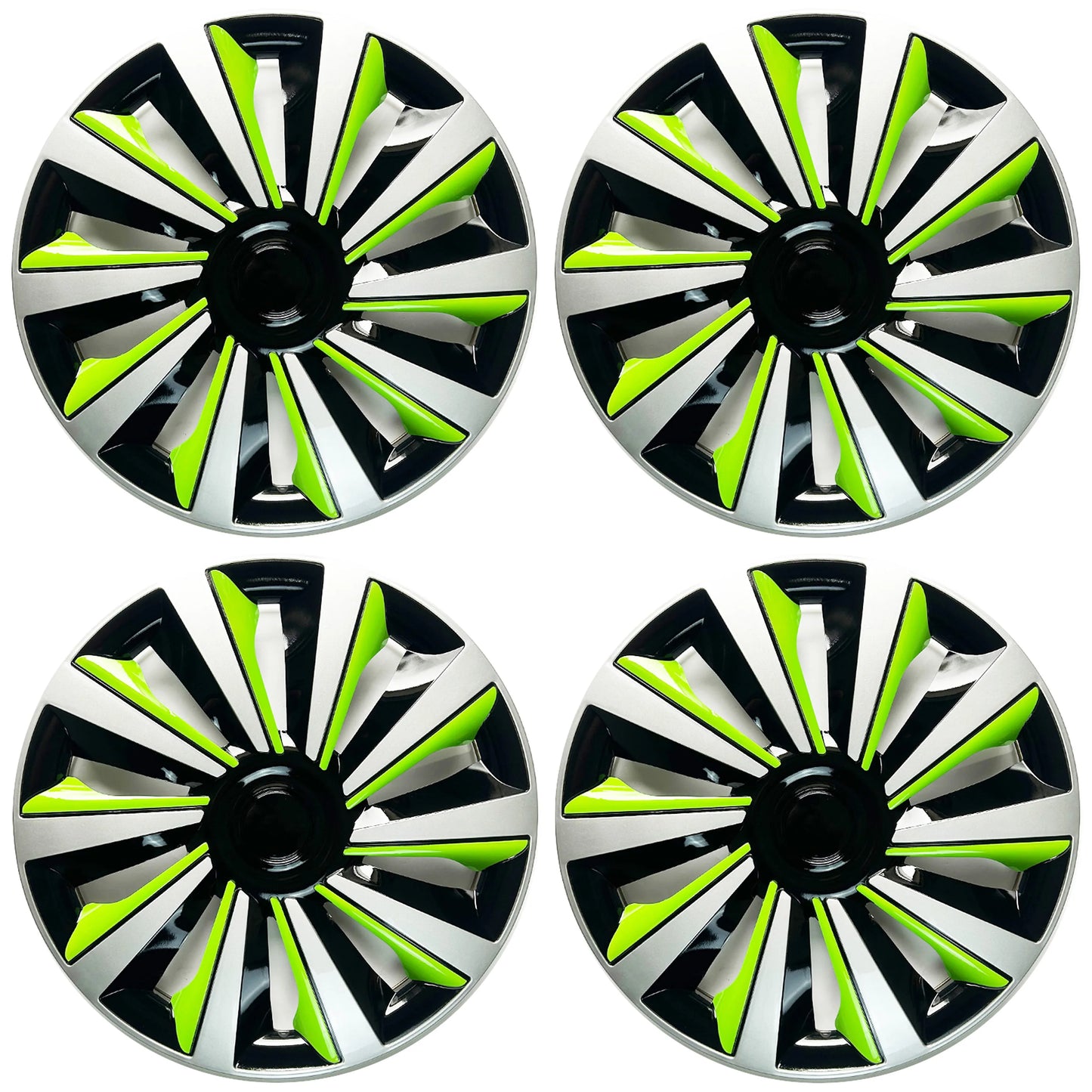 4pcs Hubcaps suitable for cars with 14-inch iron wheels, made of PP plastic can be used to decorate the appearance of car wheels