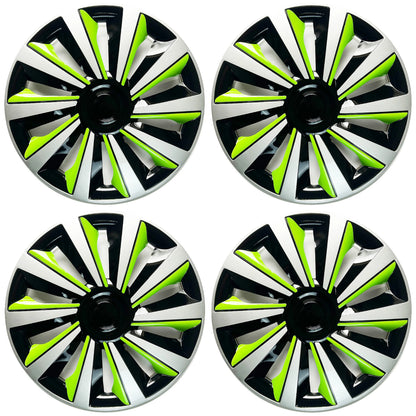 4pcs Hubcaps suitable for cars with 14-inch iron wheels, made of PP plastic can be used to decorate the appearance of car wheels
