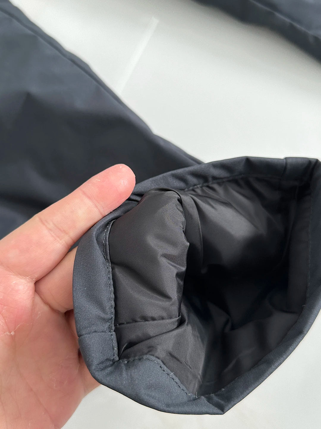Business Commuter Men's down Pants 90 Duck down Thermal Straight Casual Trousers Long Workwear Pants Business Gentleman Style