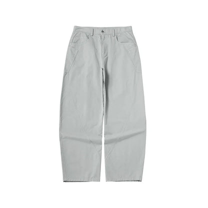 Custom LOGO Men's Scimitar Cargo Pants 2025 Winter 100% Cotton American Vintage BoxyFit Slacks