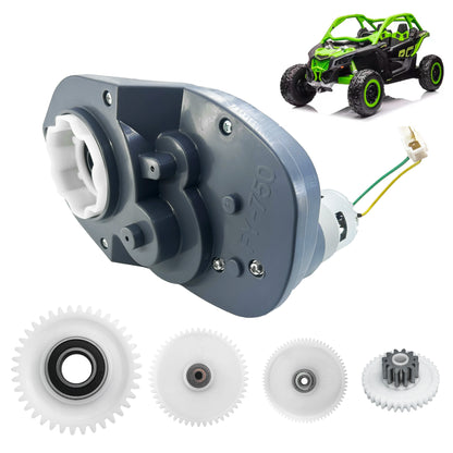 Hollicy FY-750 W5-30 RS775 25000RPM 24V children's electric ride on car toy car high-speed drive motor gearbox metal steel gear
