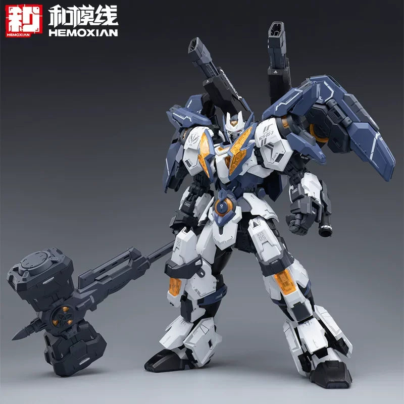 Hemoxian 1/100 The Entropy Of Gods Thor Model Kit Led Light Action Figures Assembly Mecha Toy Desktop Ornament Collectable Gifts