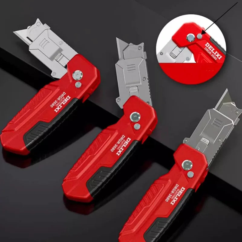 2in 1 deformity fold Utility knife Glue removal scraper Seam decoration Hand Tools Cleaning the glue removal blade