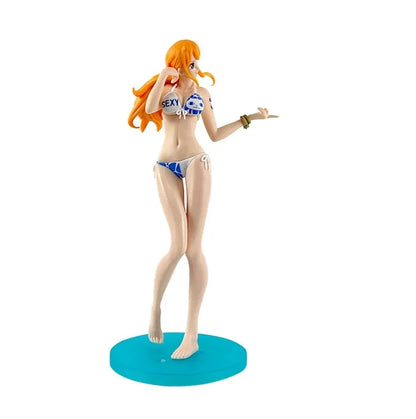 One Piece Anime Figure Nami Shirahoshi Nico Robin Nefertari D Vivi Action Model Pvc Statue Desktop Ornament Collection Toys Gift