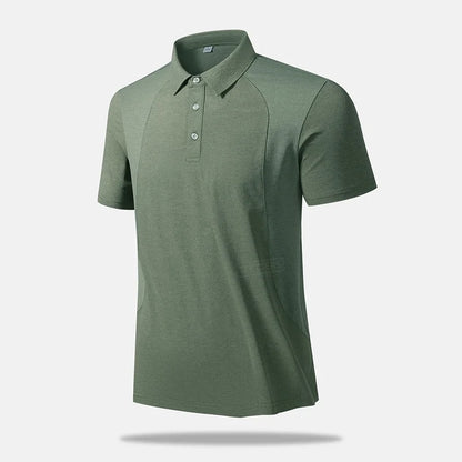 2026 Summer Golf Raglan Splice Polo Shirt Men Quick Dry Collared Sport Office Short Sleeve Tops Athletic Polo Tees for Man