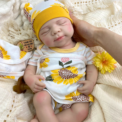 20Inch Open Mouth Pascale Full Soft Body Silicone Reborn Baby Lifelike Skin Veins Doll Anatomically Correct for Gift