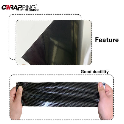 150x200cm Car Sticker Vinyl Carbon Fiber Wrap Stickers Decoration Exterior Decorating Decals Adhesive for Tuning Car Accessories