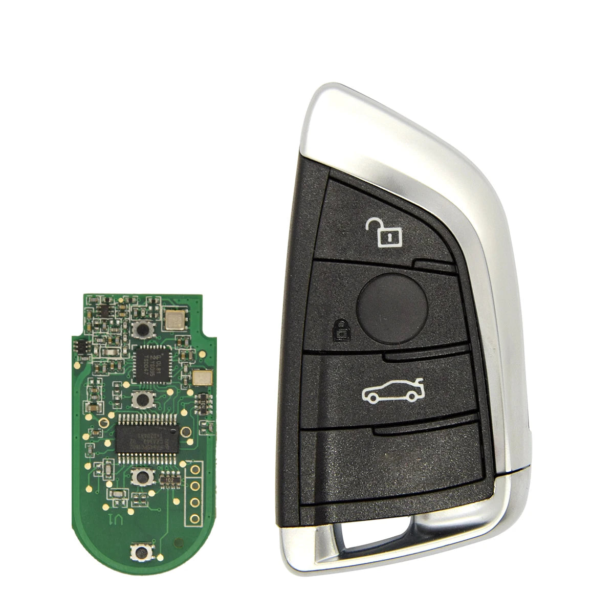 BESTKEYKeyless Go Car Key Fob For BMW 1 3 5 7 Series X1 X3 X5 X6 X7 F CAS4 CAS4+ FEM 2011-2017 PCF7945 3/4 Button 315/434/868MHZ