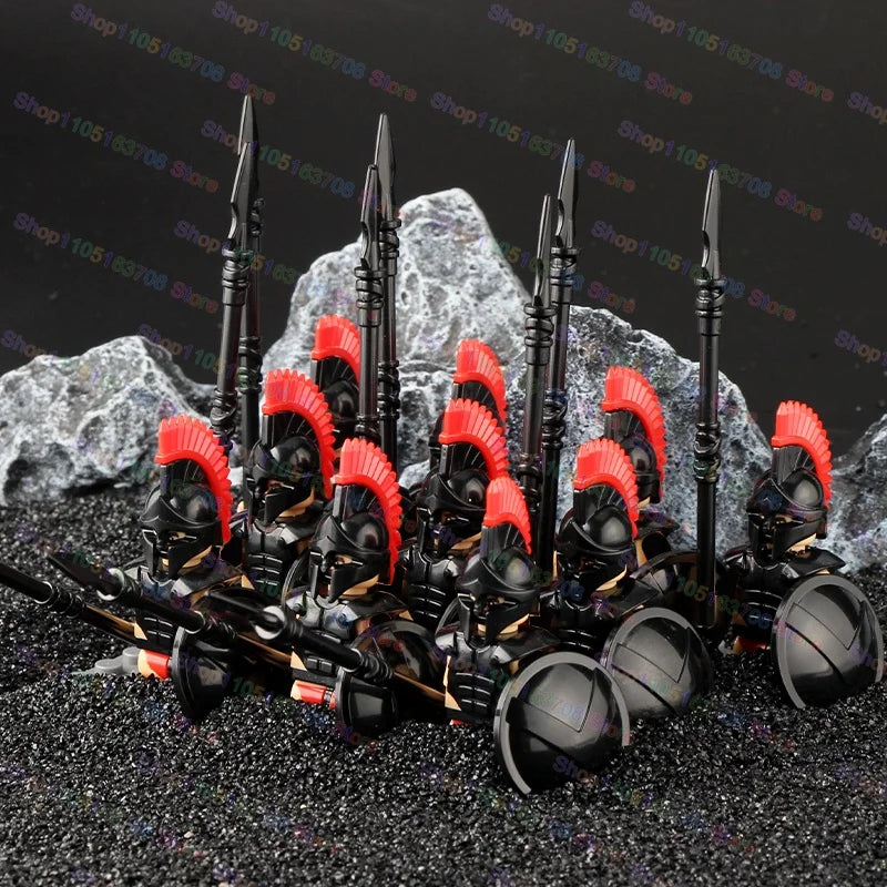 Medieval Knights Building Blocks Warrior Soldiers Crusaders Hospital Teutonic Knight Legion Figures Block Toys Accessories