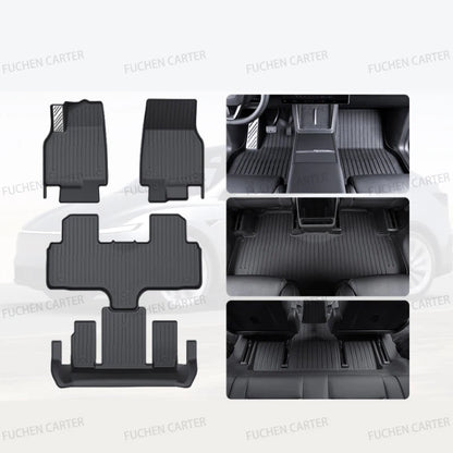 For Tesla NEW Model YL Launch 2026+ Car Floor Mats Car Four Seasons Waterproof Non-slip Floor Mat TPE Special Car Accessories