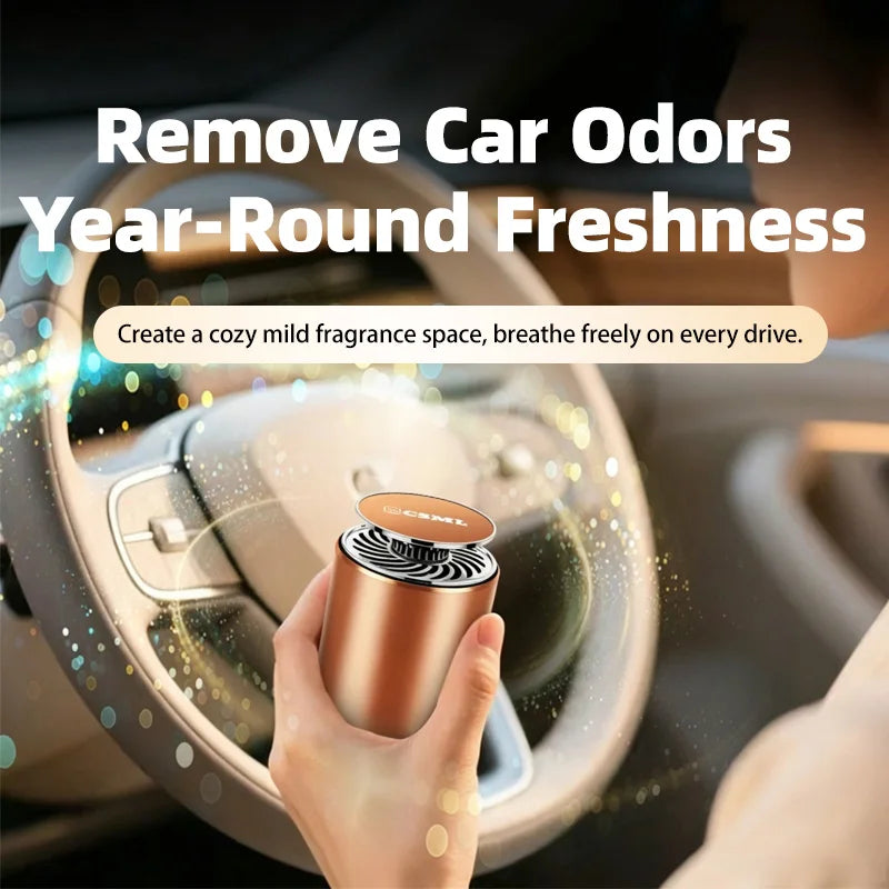 Car Fragrance New Model for Cars, Long-Lasting Light Fragrance Balm, Solid Scent for New Cars, Deodorizing Fragrance Paste, Cologne Gardenia Scent