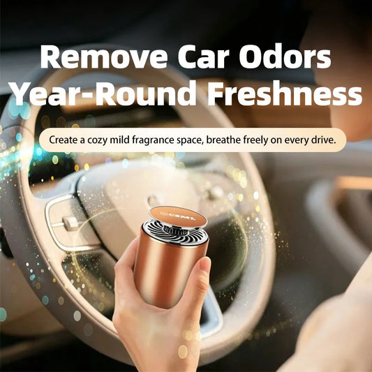 Car Fragrance New Model for Cars, Long-Lasting Light Fragrance Balm, Solid Scent for New Cars, Deodorizing Fragrance Paste, Cologne Gardenia Scent