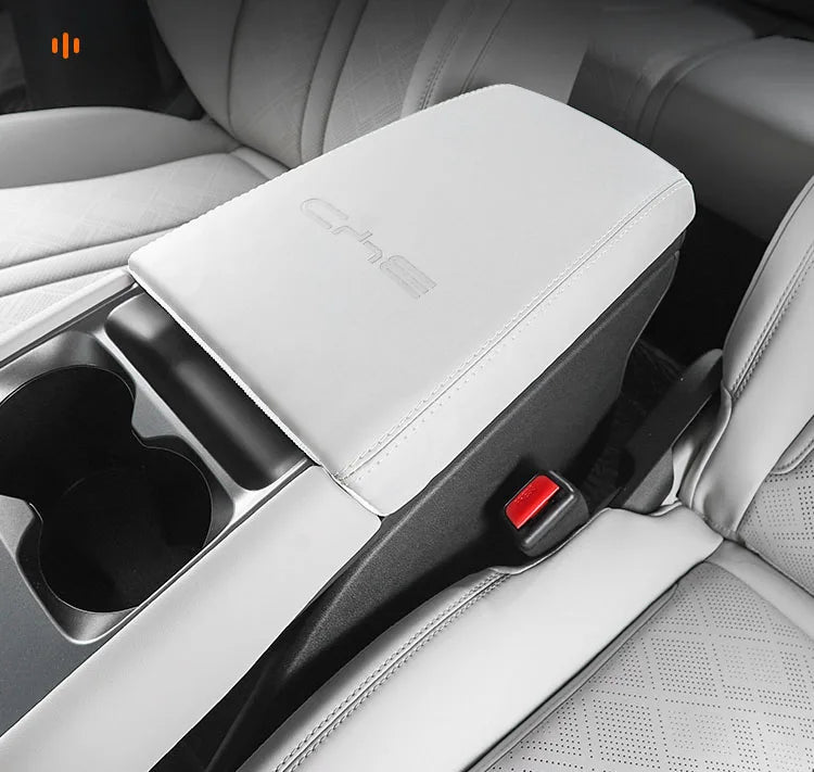 For BYD Yuan Pro Yuan UP EV 2024 Car Armrest Box Cover Interior Central Armrest Protection Gear Leather Pad Auto Accessories