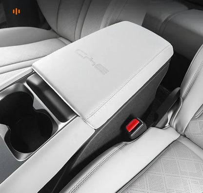 For BYD Yuan Pro Yuan UP EV 2024 Car Armrest Box Cover Interior Central Armrest Protection Gear Leather Pad Auto Accessories