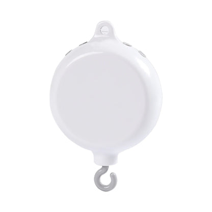 Crib Bell Rotary Music Box with Songs 0 12 Months Baby Bed Hanging Bell Toy Motor Accessory Pendant Toy Nursery Plays Wood Grain