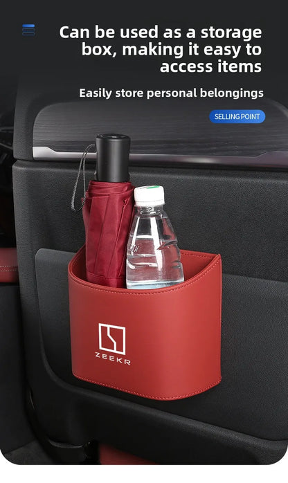 Suitable for ZEEKR 007gt 7X Zeekr 001 009 mix zeekr 9x car garbage bin storage box, car door water cup holder
