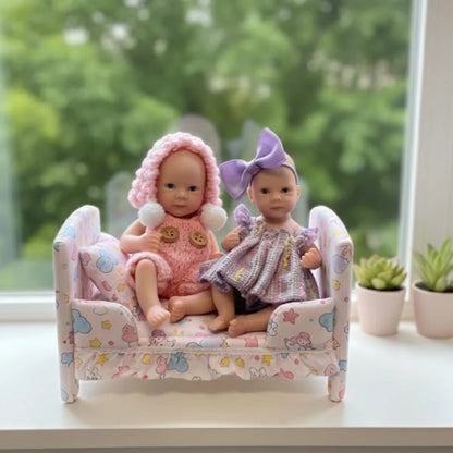 1 PCS/3 Styles Washable Soft 6-13Inch bebe reborn de silicona Girl Dolls With Handmade Paint Skin Newborn Silicone Dolls