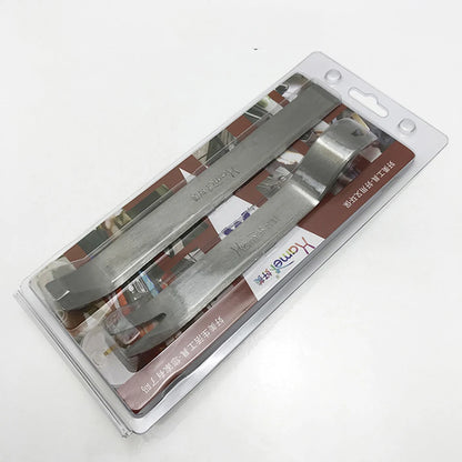4Pcs Auto Interior Trim Removal Kit - Metal Pry Tool Set for Safe Door Panel, Clip & Molding Removal | DIY Car Repair HM-498X