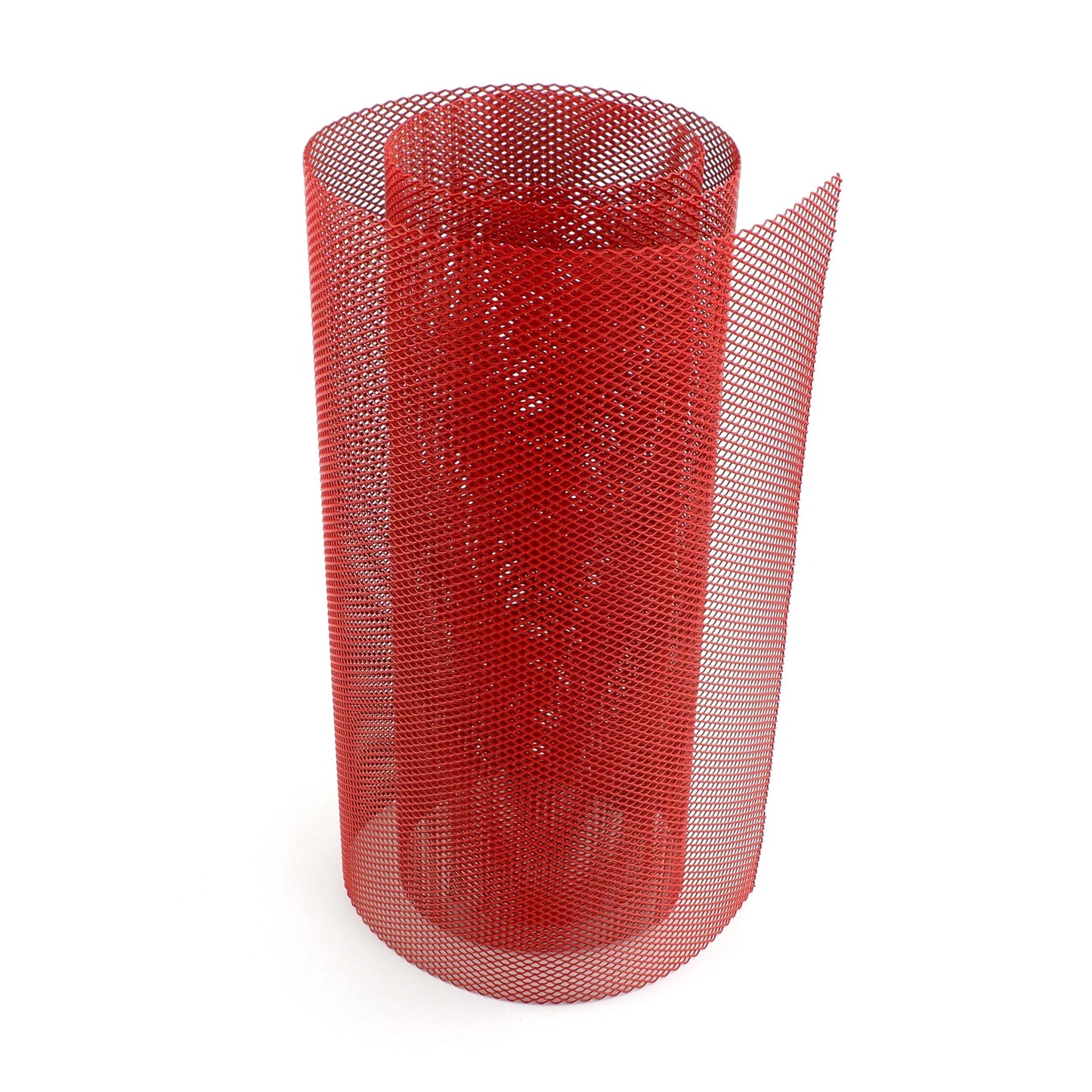 100x33cm Aluminium Racing Car Bumper Grille Grill Mesh Net Vent Red Tuning Universal Protector Caravan Camper Home Garden