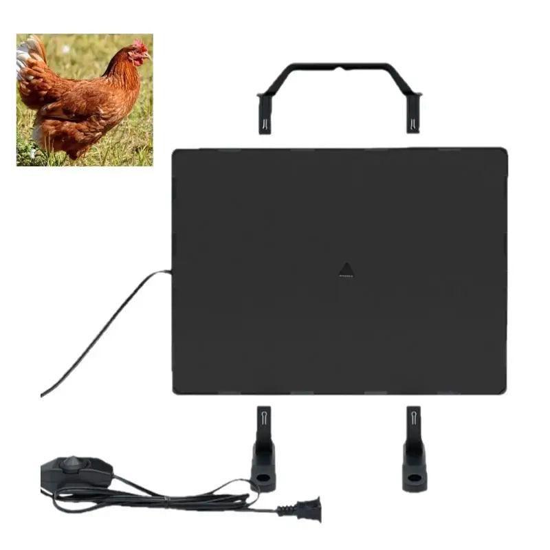 Chicken Coop Heater with Adjustable Temperature, Chick Hatching Board, Quail Farming Heating Board
