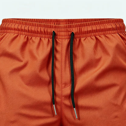 2026 New Men Multi Pocket Cargo Shorts Loose Fit Street Daily Travel Outdoor Summer Drawstring Waist Casual Walking Short Pants