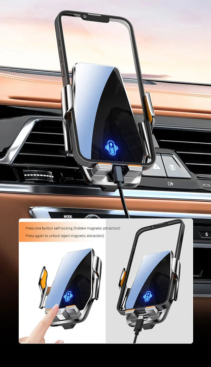 Car Phone Holder vent For Lexus CT ct200h 2011 2012 2013-2023 Magnetic Wireless Charging Car phone For Magsafe Mount Accessories
