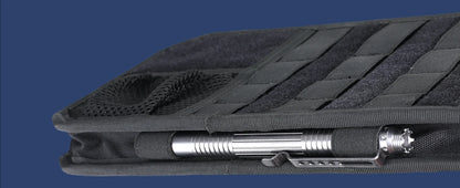 Tactical Car Sun Visor Organizer MOLLE Panel Pouch Universal Vehicle Visor Storage Bag for Sunglasses, Tools, Documents