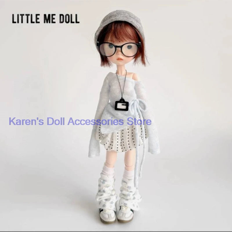 2pcs fashion leisure Blythe/landoudou Little Wave Dot Bud Skirt/Knitwear (Fit for Lulu,ymy24,Ob22,24,26,zone, Jenny)