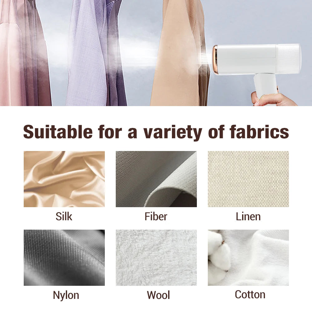Portable Handheld  Steam Iron 1000W Folding Mini Garment Hanging Steamer Clothes Ironing Wet Dry Ironing Machine for Home Travel