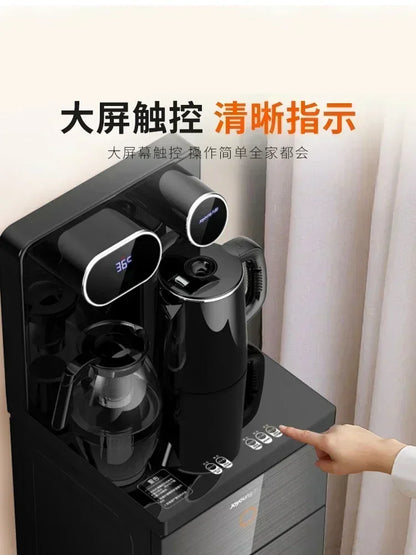 Vertical Tea Bar Machine. Intelligent Water Dispenser. Bottom Bucket. Automatic. Remote Control. Temperature & Cooling.