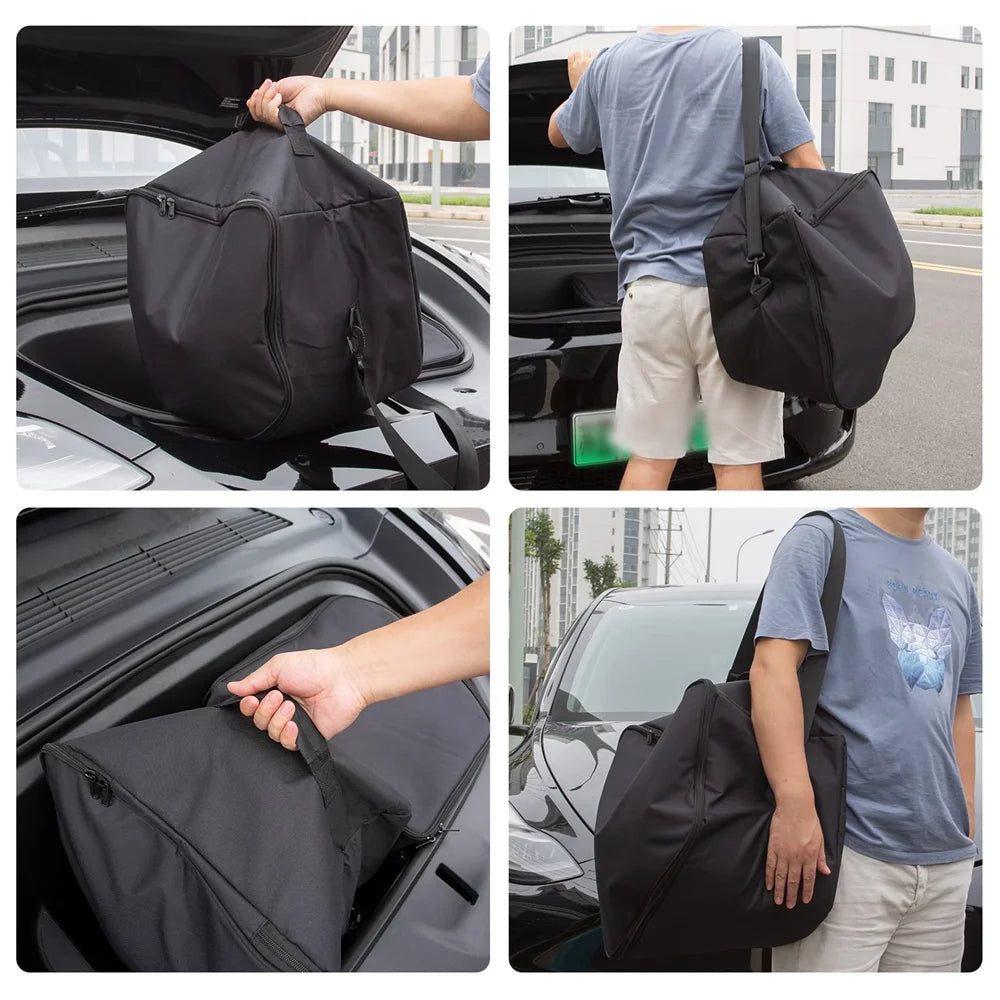For Tesl Model 3 Y YL Juniper Highland 2025-2020 2026 Frunk Cooler Organizer Insulation Bag Front Trunk Storage Outdoor