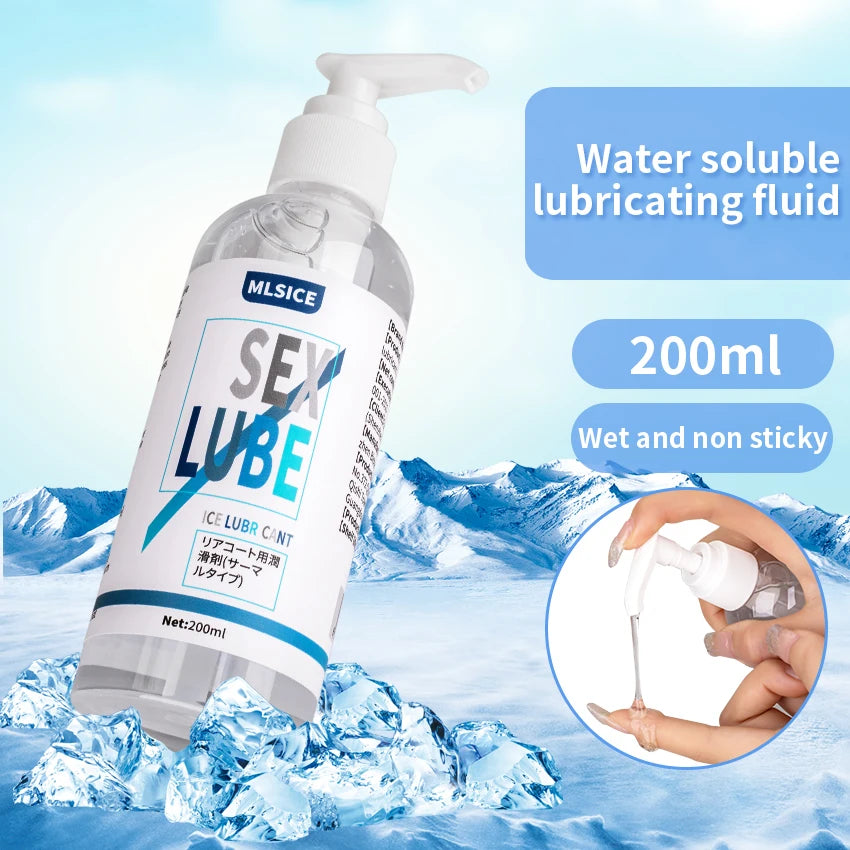 Water-based Semen Lube Anal Lubricant Gel Fist Lubrication For Sex Session 200ML Gay Women Men Lubricants Grease Sex Toy Oil 18