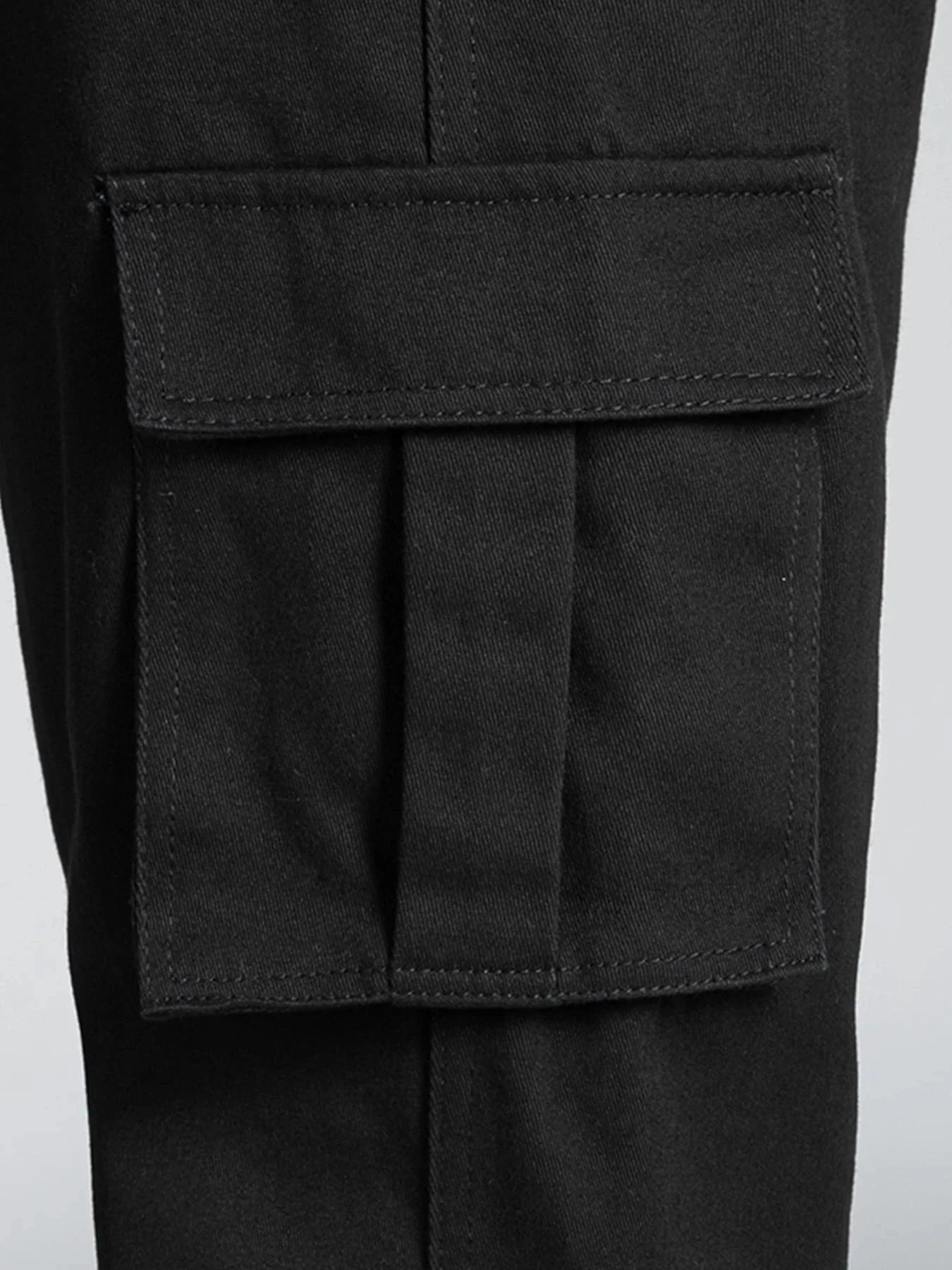 Men's Autumn Winter Workwear Casual Trousers Straight Loose Multi-Pocket Trendy Brand Long Pants Fashionable