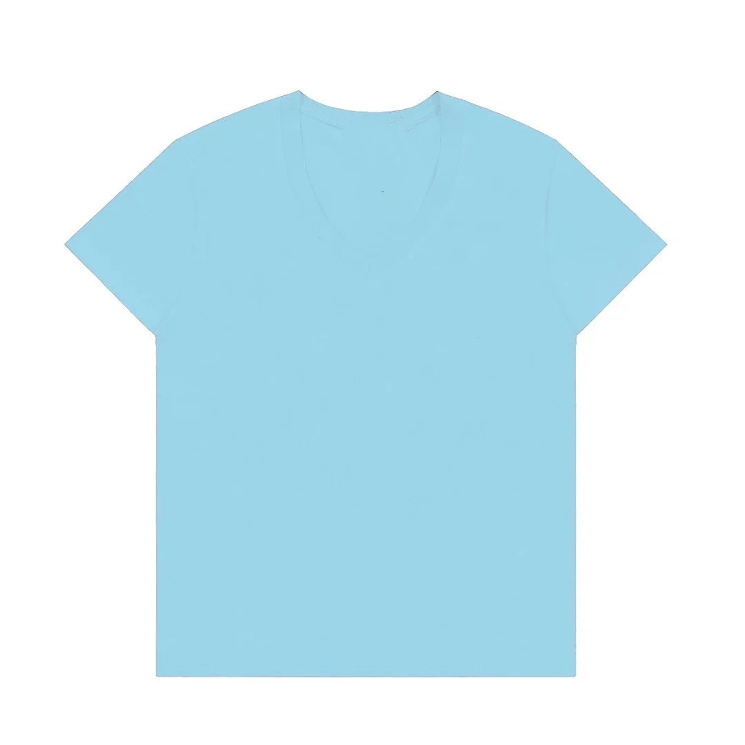 V-neck women's t-shirts and polos old money Women's clothing shirt Embroidery Classic Casual Basic Short Sleeve Polo women